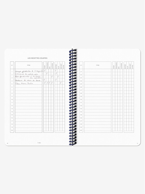 The Élysée Palace recipe notebook – Élysée x Papier Tigre