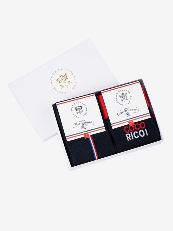 Gift Box for a Pair of Socks – Élysée x Maison Broussaud