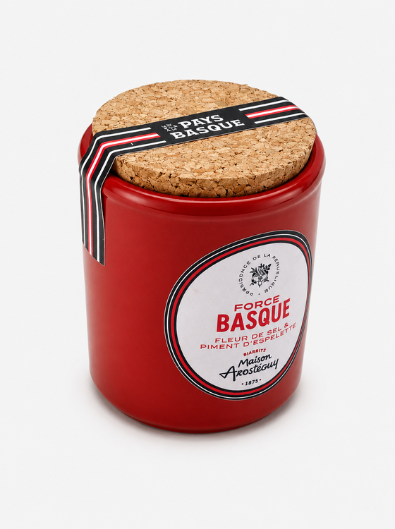 Force Basque - Fleur de Sel et Piment d'Espelette - 70g - Élysée x Maison Arostéguy