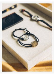 Silver Marianne Cord Bracelet 20 mm – Élysée x Les Georgettes