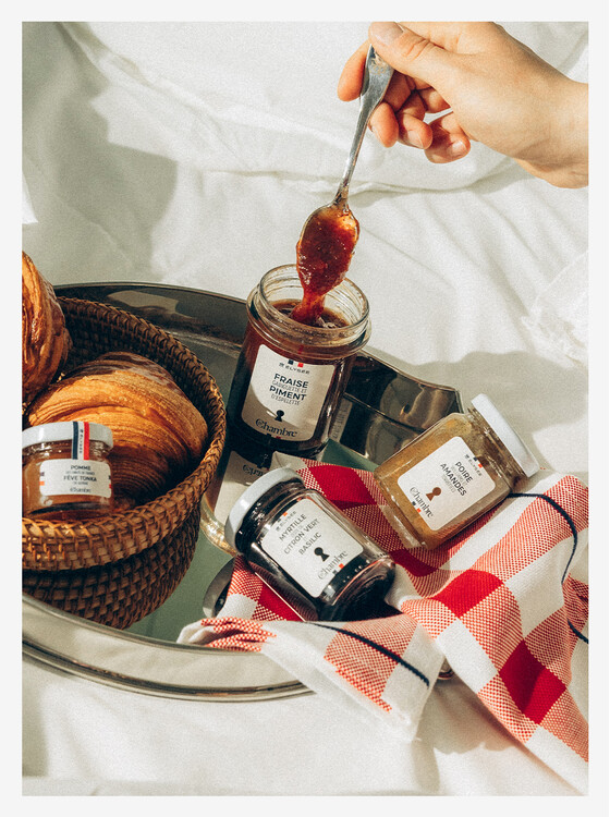 Coffret 4 Confitures "La République des Saveurs" - Élysée x La Chambre (4x200g.)