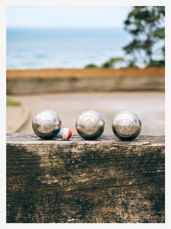 Boules de pétanque "Coco Rico" - Élysée x Obut