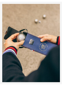 Blue bag for petanque balls - Élysée x Maroquinor