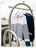 Pull Femme Blanc Passerelle Tricolore - Élysée x Saint James