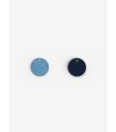 20 mm Leather Insert for Pendant – Starry Sky / Navy – Les Georgettes