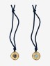 20 mm Leather Insert for Pendant – Starry Sky / Navy – Les Georgettes