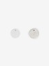Cuir pour pendentif 20mm - Blanc / Blanc nacré - Les Georgettes