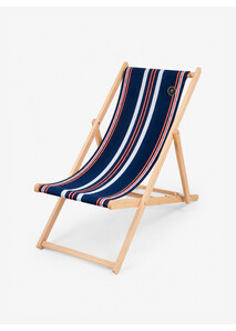 Basque Fabric Deck Chair Canvas – Élysée x Artiga
