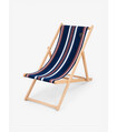 Basque Fabric Deck Chair Canvas – Élysée x Artiga
