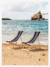 Basque Fabric Deck Chair Canvas – Élysée x Artiga