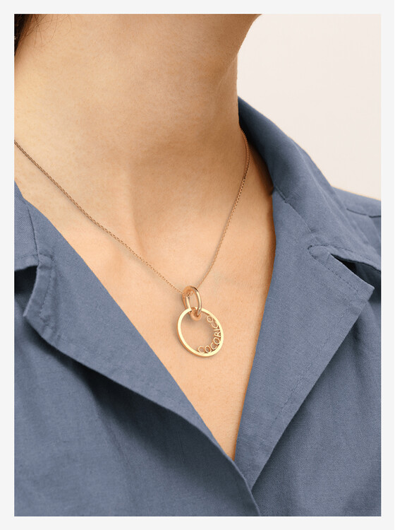 Collier Doré Cocorico 20 mm - Élysée x Les Georgettes