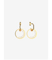 Boucles d'oreilles dorées Cocorico 20 mm - Élysée x Les Georgettes