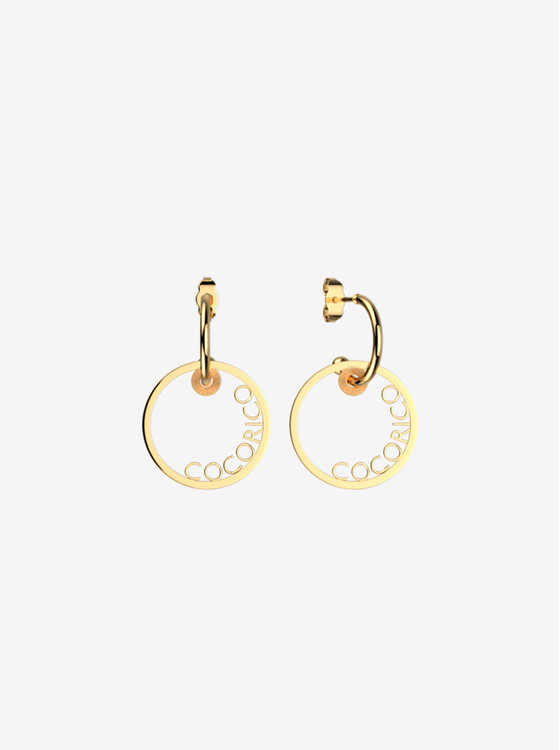 Gold Cocorico Earrings 20 mm – Élysée x Les Georgettes