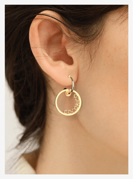 Gold Cocorico Earrings 20 mm – Élysée x Les Georgettes