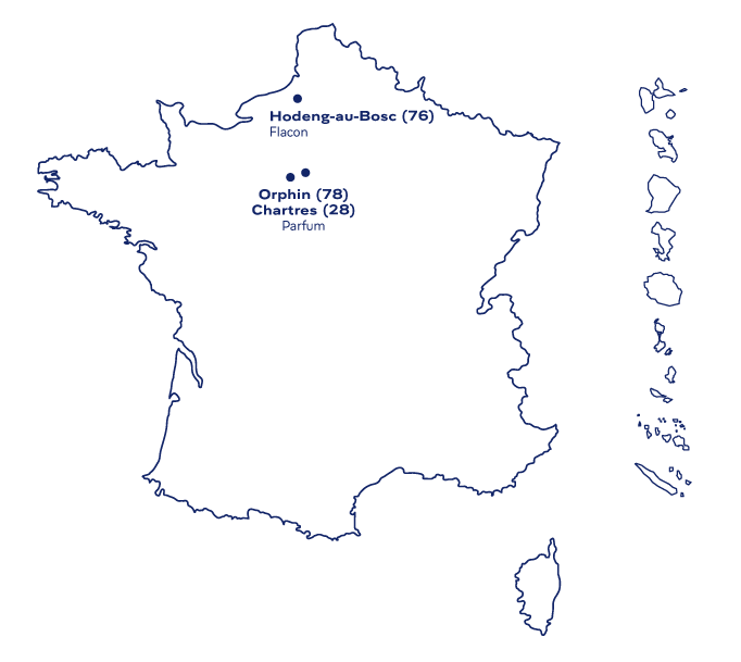 Le parfum Elysée est fabriqué à Chartres, Orphin et Hodeng-au-Bosc